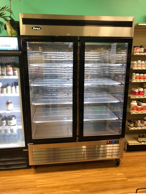 Atosa 2 Glass Door Freezer Stainless Steel W/Casters MCF8703ES, Energy Star Approved, 110 Volt Free Shipping - Image 5