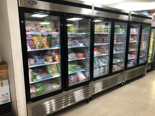 Atosa 2 Glass Door Freezer Stainless Steel W/Casters MCF8703ES, Energy Star Approved, 110 Volt Free Shipping - Image 3