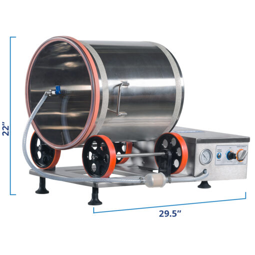 Vacuum Tumbler Marinator New Pro-Cut KMV-25 Meat Poultry Programmable 55 lbs Capacity 110 V Free Shipping (1 In Stock)