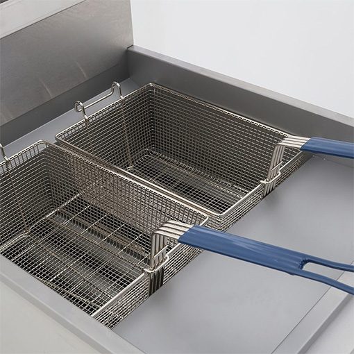 Atosa CookRite ATFS-75  75 lbs Deep Fryer 5 Burners 21.1" Wide, Casters, LP or Nat Gas Free Shipping - Image 3