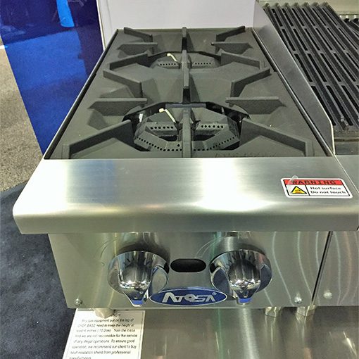 Atosa 12in. 2 Burner Gas Heavy Duty Hot Plate ACHP-2 Nat/LP Gas Free Shipping - Image 7