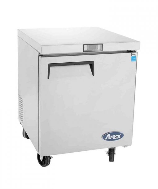 Atosa 27in Under Counter Refrigerator Casters MGF8401GR Free Shipping