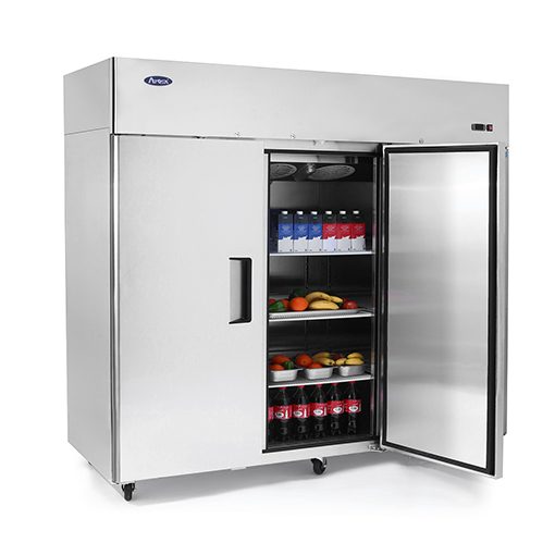 Dukers D83AR 80" Reach-In Three-Section Top Mount Self-Contained Refrigerator, 120 Volt  Free Shipping - Image 4