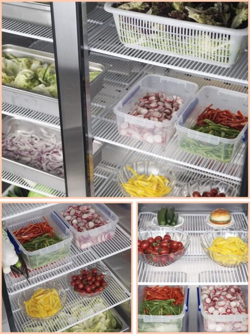 Atosa MBF8005GR 2 Door Top Mount All Stainless Steel Refrigerator with Casters Free Shipping - Image 11