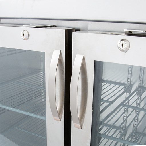 73in Stainless Back Bar Glass Cooler Free Shipping - Image 3
