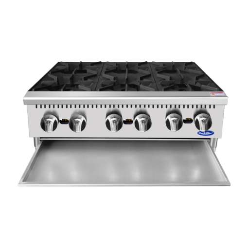 Atosa 36in. 6 Burner Gas Heavy Duty Hot Plate ACHP-6 Nat/LP Gas Free Shipping - Image 2