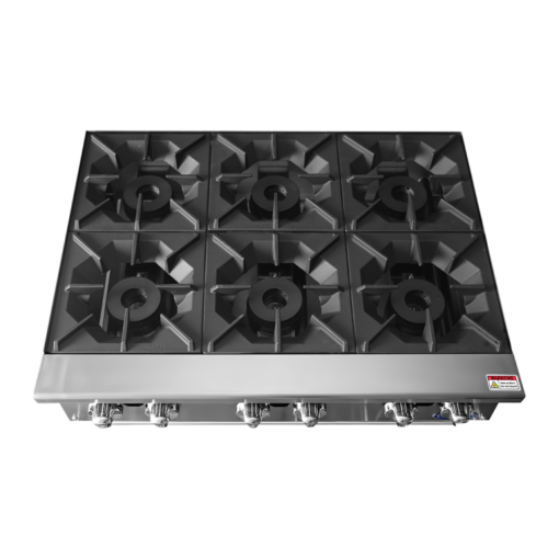 Atosa 36in. 6 Burner Gas Heavy Duty Hot Plate ACHP-6 Nat/LP Gas Free Shipping - Image 4