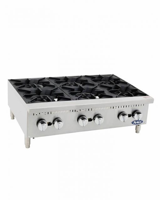 Atosa 36in. 6 Burner Gas Hot Plate with Stainless 36" Equipment Stand Pkg Free Shipping - Image 2