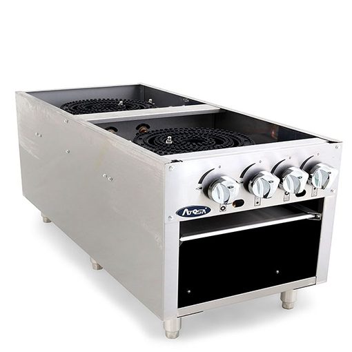 Atosa Double Gas Stock Pot Stove Standard Height 22.8" LP gas or Nat. gas, Free Shipping - Image 4