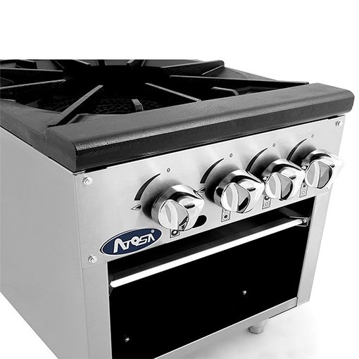 Atosa Double Gas Stock Pot Stove Standard Height 22.8" LP gas or Nat. gas, Free Shipping - Image 3