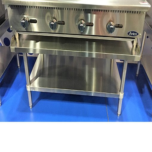 Atosa 48in. Manual Gas Griddle Stainless Steel Surface ATMG-48 Nat./LP with Equipment Stand Free Shipping - Image 6