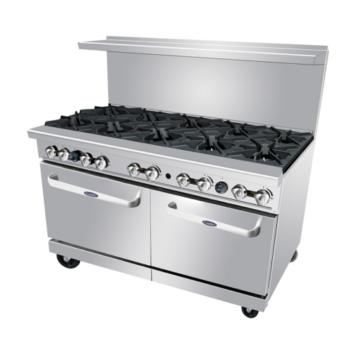 60in 10 Burner Range 2 Full Oven, Casters, Cookrite AGR-10B LP or Nat Gas, Free Shipping - Image 3