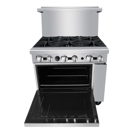 36in 6 Burner Range Full Oven with Casters, High BTU Burners 32K each, Atosa Cookrite AGR-6B Nat or LP Gas, Free Shipping - Image 6