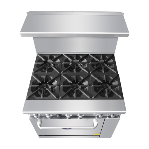 36in 6 Burner Range Full Oven with Casters, High BTU Burners 32K each, Atosa Cookrite AGR-6B Nat or LP Gas, Free Shipping - Image 8