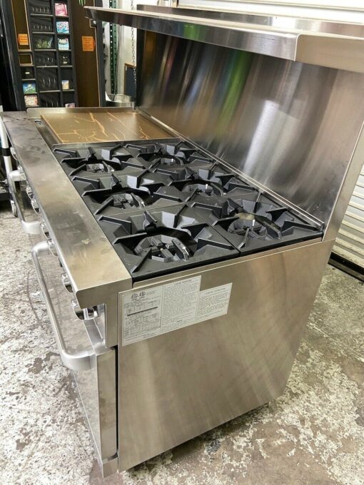 60in. Range 24" Griddle / 6 Burners on Right 2 Ovens LP Propane gas  Free Shipping 1 Left in Stock - Image 4