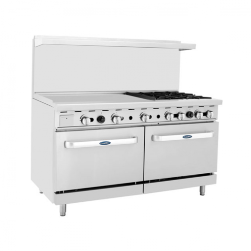 60in. Range 36" Griddle on Left / 4 Burners on Right 2 Ovens LP Propane gas only Free Shipping - Image 2