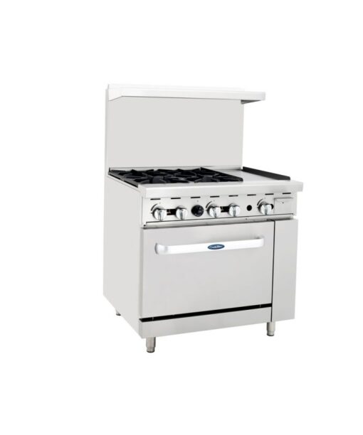 36in Range  4 Burners/12" Griddle on Right Natural Gas - Image 2