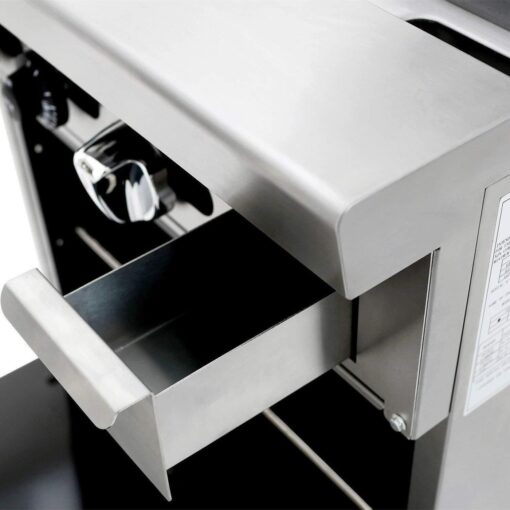 24in Griddle with Space Saver Oven Atosa  Natural Gas - Image 6