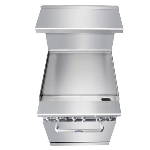 24in Griddle with Space Saver Oven Atosa  Natural Gas - Image 3
