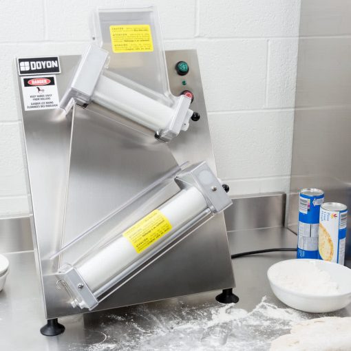 Doyon DL12DP Countertop 12" Dough Roller Sheeter, 250 Pieces/Hour - Two Stage, Diagonal Rollers, 120 volt, Free Shipping - Image 9