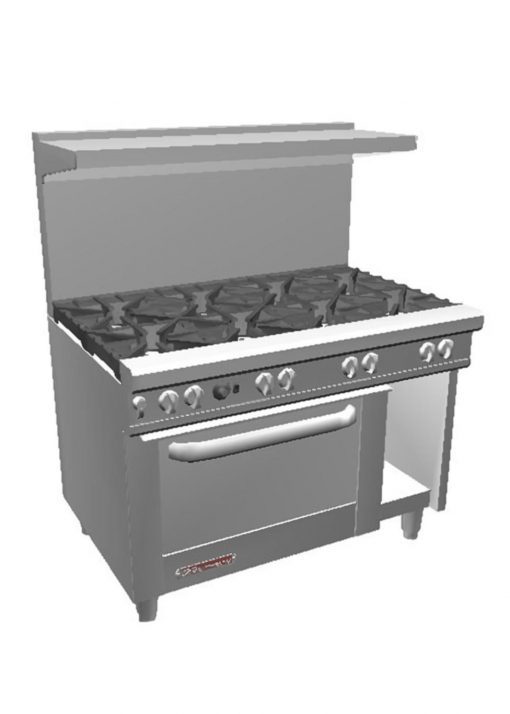 Southbend 48in Gas Range 8 Burners 1 Oven LP or Nat Gas
