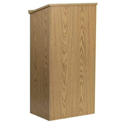 New Light Oak Wood Hostess Stand, Lectern, Podium