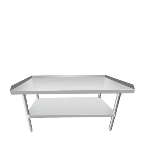 Stainless Steel Equipment Stand 48" long x 30" deep x 24" height Adj. Under shelf Free Shipping