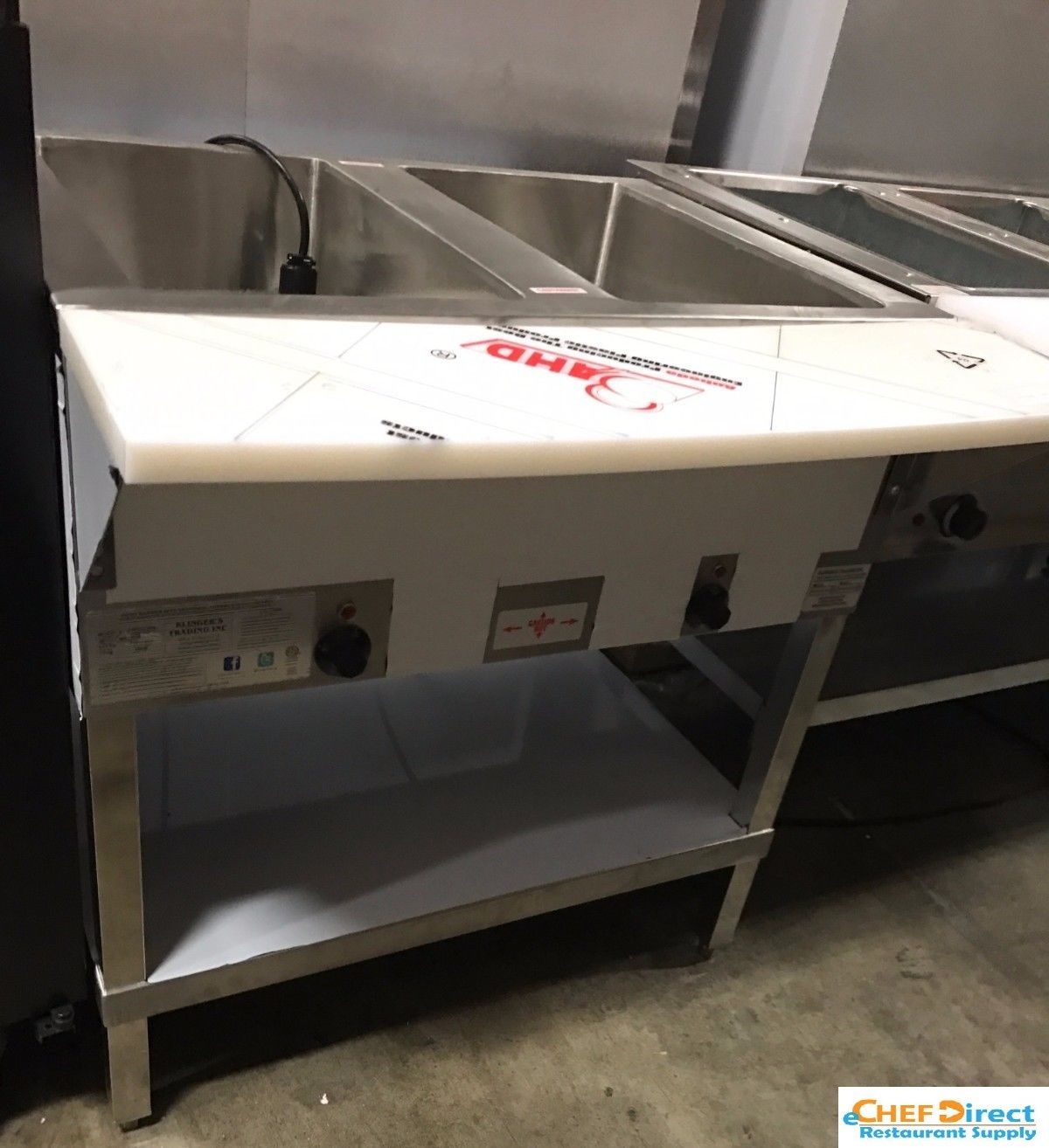 2 Compartment Steam Table Electric 120 Volt (32