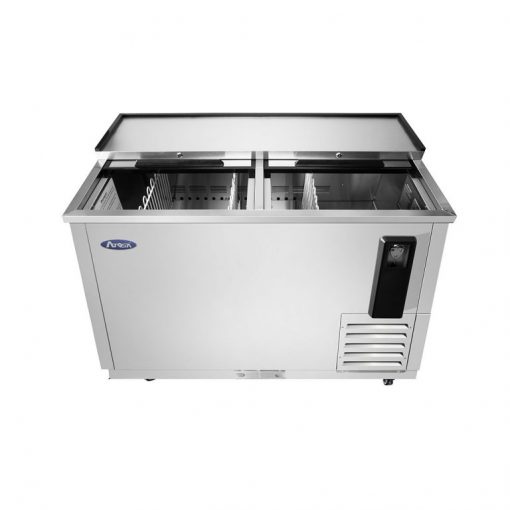 Atosa MBC50GR 50" Deep Well Horizontal Bottle Cooler, Stainless, Door Locks, Casters, Heavy Duty, Free Shipping - Image 3