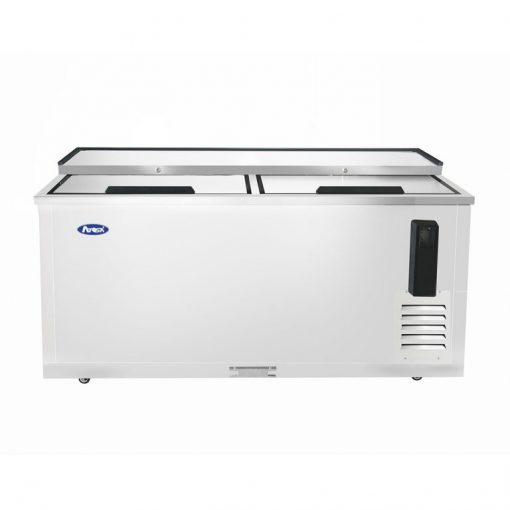 Atosa MBC65GR 65" Deep Well Horizontal Bottle Cooler, Stainless, Door Locks, Casters, Heavy Duty, Free Shipping