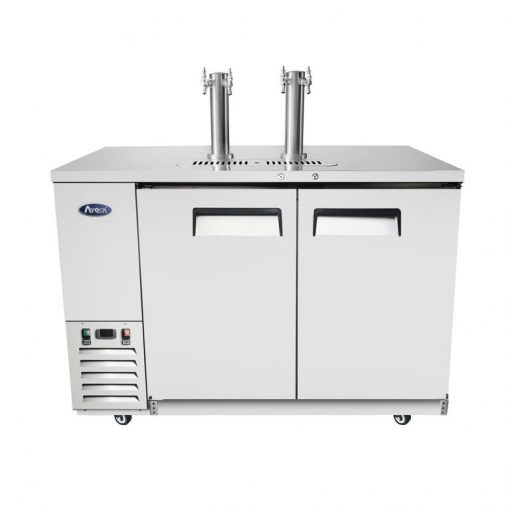 Atosa MKC58GR 58" Stainless Door 2 Keg Capacity Draft Beer Cooler, Casters, Free Shipping - Image 2