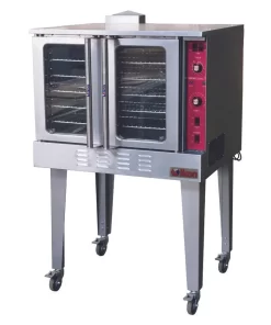 MVP Group IGCO-NG 38.12" W Full Size Natural Gas IKON Cooking Single Convection Oven - 54,000 BTU