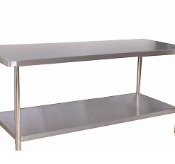 New 48" x 24" All Stainless Work Table With Stainless Under shelf & Legs Free Shipping