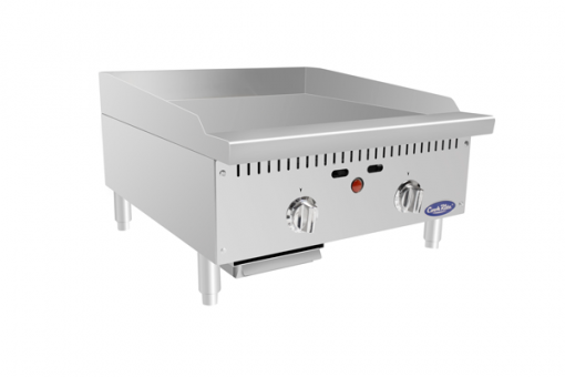 Atosa 24in Thermostat Control Flat Griddle 1" Stainless Plate ATTG-24 LP/Nat. gas Free Shipping