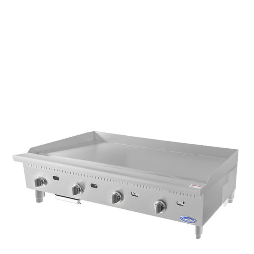 Atosa 48in Thermostat Control Flat Griddle 1" Stainless Plate ATTG-48 LP/Nat. gas Free Shipping - Image 3