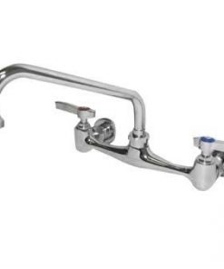 New Commercial Faucet 8" Wall Mount W/ 12" Spout