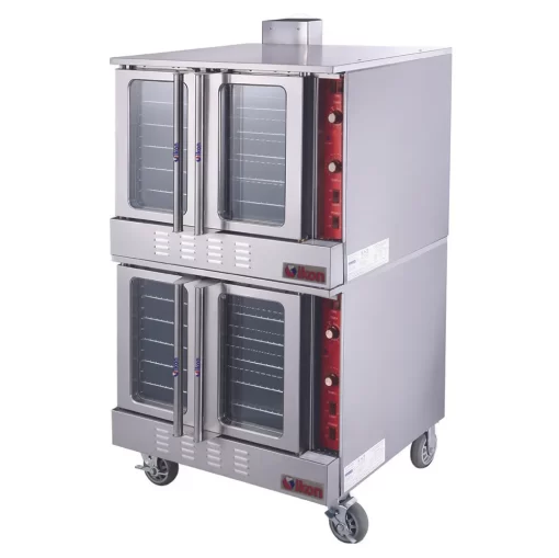 IKON IGCO-2 Double Deck Full Size Gas Dual Convection Oven, Standard Depth, Free Shipping