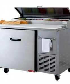 Tor-rey Refrigerated 44" Pizza/Sandwich Prep Table w/Casters Free Shipping