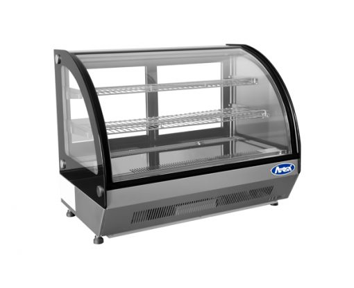 35" Refrigerated Countertop Display Curved Glass Case 35.4" x 22.1" x 26.4" High CRDC-46 Free Shipping - Image 4