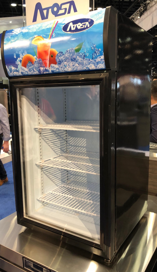 Atosa CTD-3S Refrigerated 1 Door Glass Countertop Display Merchandiser Free Shipping - Image 2
