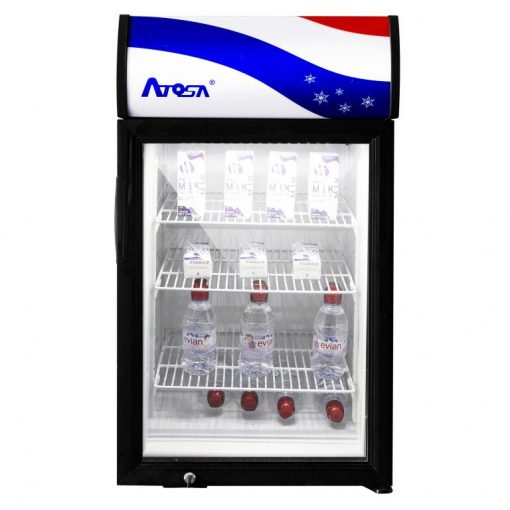 Atosa CTD-3S Refrigerated 1 Door Glass Countertop Display Merchandiser Free Shipping - Image 3
