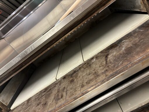 1 Set of 3 New Pizza Stones 2- 24″x36″x1.5″ & 1- 12"x36"x1.5"  For Blodgett Model # 1060, 1060B for 1 Deck NSF Approved - Image 2