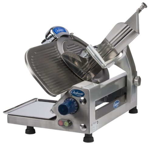Globe Chefmate GC512 12" Manual Gravity Feed Slicer - 1/3 hp, Free Shipping - Image 2
