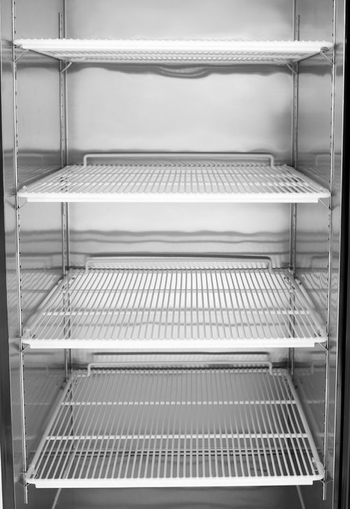 ATOSA Low Profile Space Saver 1 ONE DOOR GLASS SODA DISPLAY COOLER REFRIGERATOR CASTERS MCF8726GR (24" Wide x 63" Height) FREE SHIPPING - Image 2