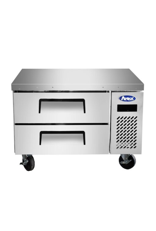 Atosa MGF8448GR 36in Chef Base Cooler 2 Drawers with Casters & Pans Free Shipping
