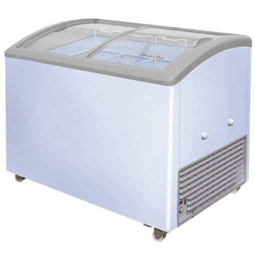 41.25in Angle Curved Top Chest Freezer Free Shipping