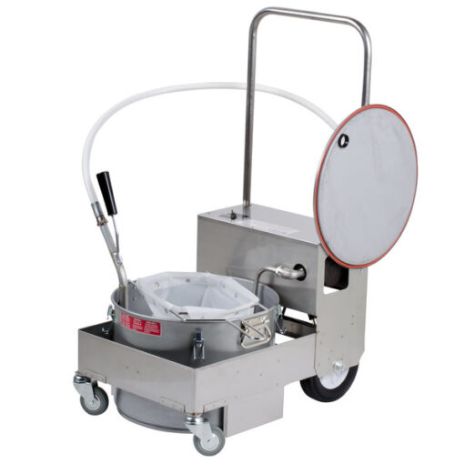 MirOil BD505 55 lb. Fryer Oil Electric Filter Machine and Discard Trolley Free Shipping Lead Time to Ship 1 Week