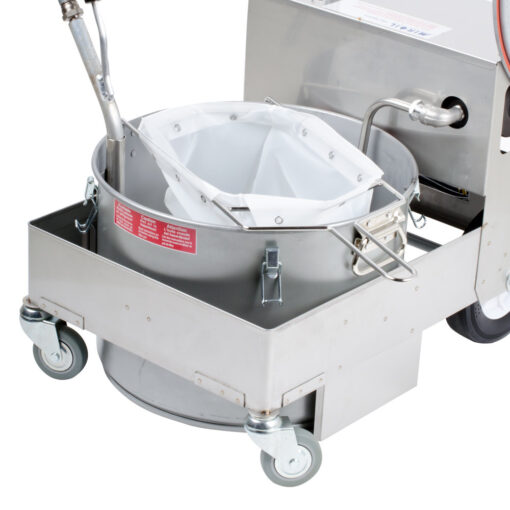 MirOil BD505 55 lb. Fryer Oil Electric Filter Machine and Discard Trolley Free Shipping Lead Time to Ship 1 Week - Image 2