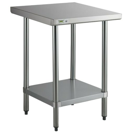 New 24" x 24" Stainless Work Table With Stainless Under shelf Free Shipping