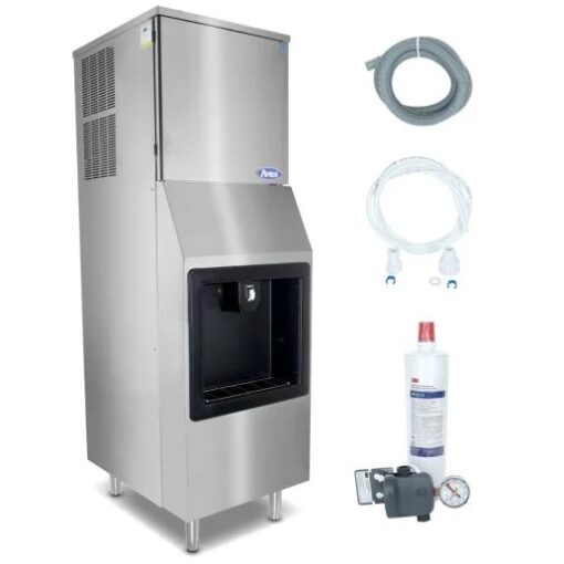Atosa USA HD350-AP-161 Half Size Hotel Ice Machine & Ice Dispenser, 350 lbs/Day Free Shipping